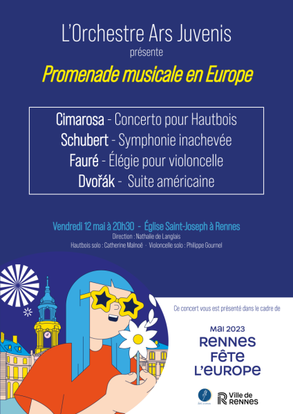 Affiche - Concert à Rennes - Mai 2023
